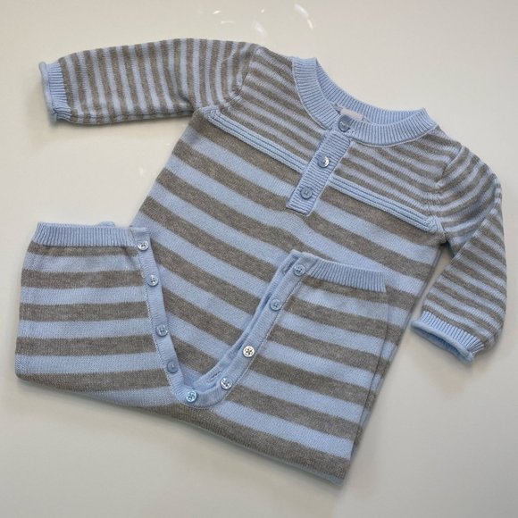 Baby Boy Janie & Jack Knit One Piece, Size 0-3M - Picture 7 of 9